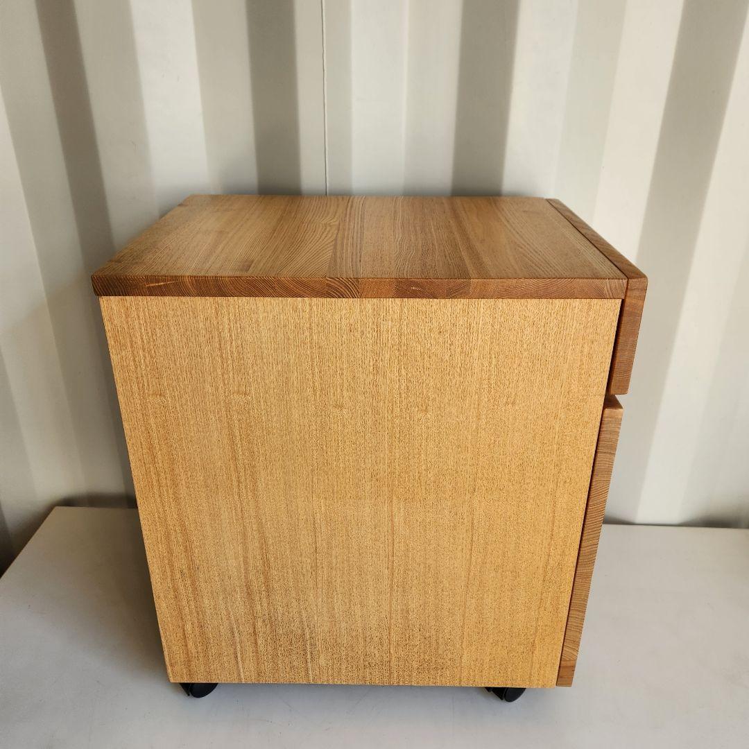 廃盤モデル　無印良品 木製 デスクキャビネット タモ材　➁