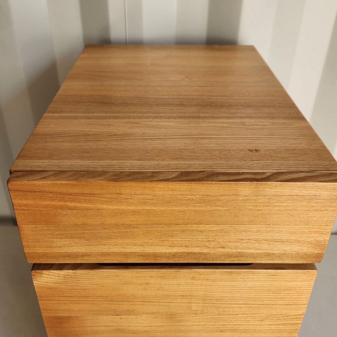廃盤モデル　無印良品 木製 デスクキャビネット タモ材　➁