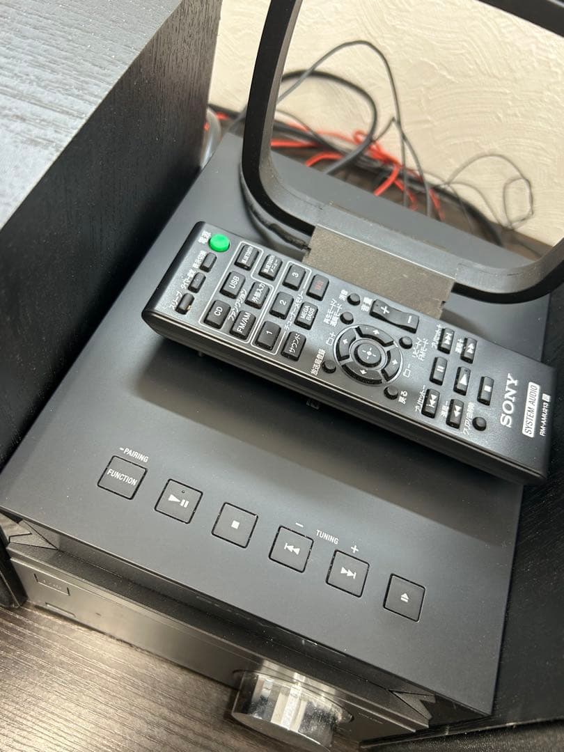 Sony ミニコンポ 2スピーカー付き 動作確認済み