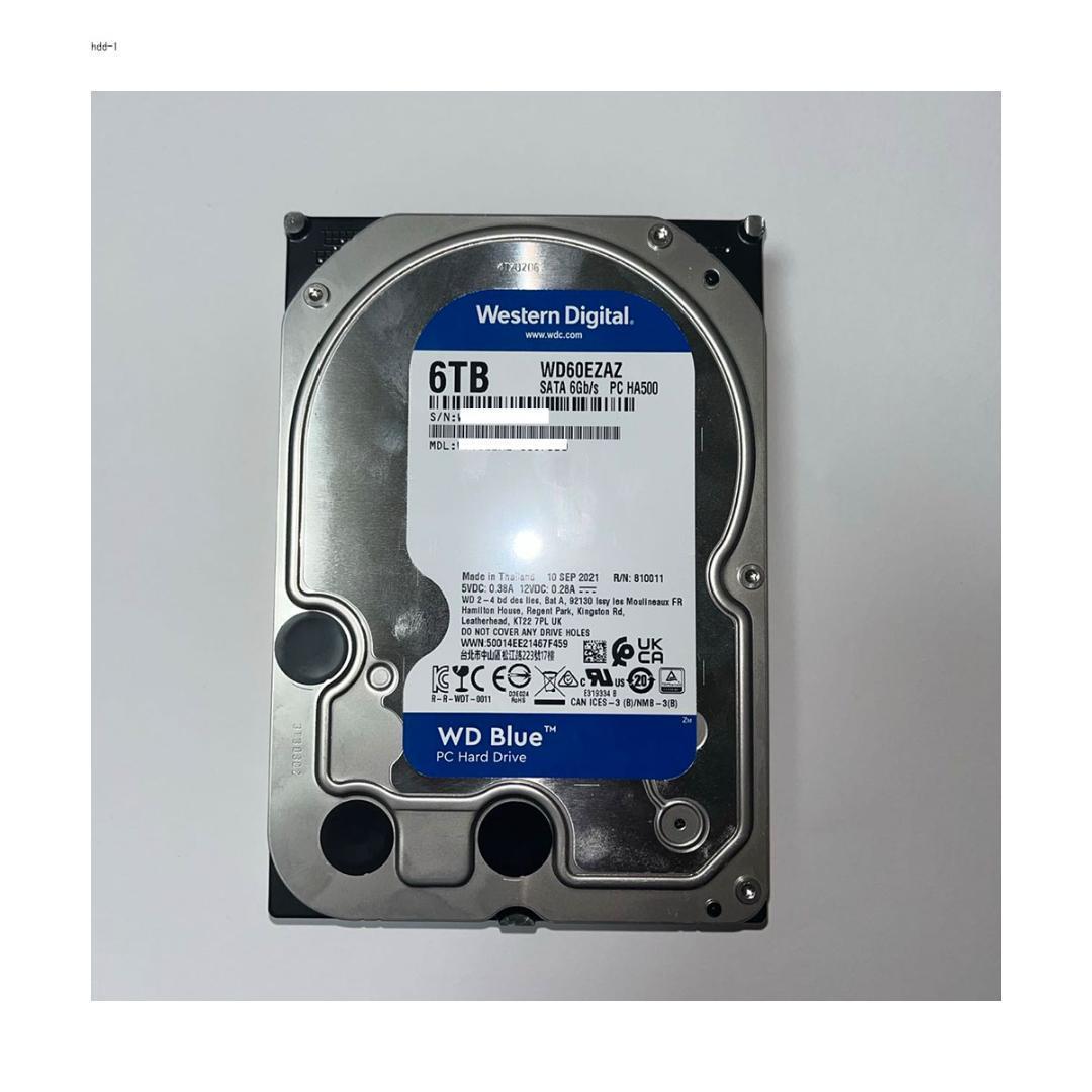WD Blue 6TB HDD WD60EZAZ 26,874時間利用