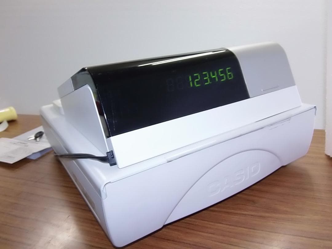 CASIO SE-S30-WE 8部門 軽減税率対応 レジスター 250810