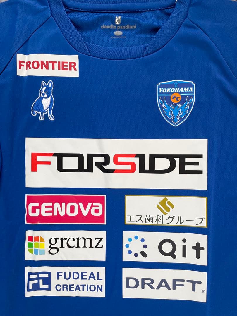 横浜FC プラクティスシャツ　スポンサー入り　21/22 トレーニングウェア