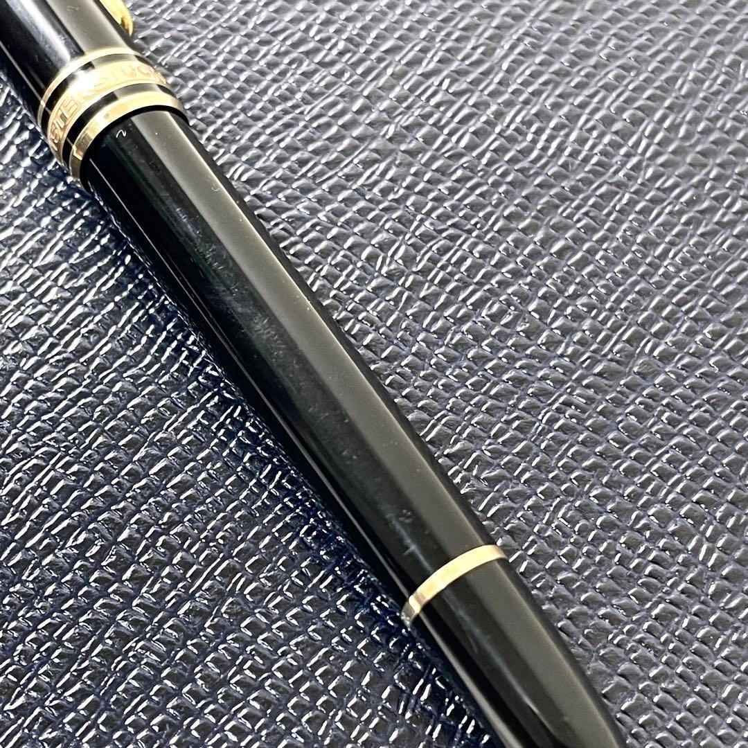 モンブラン　Montblanc マイスターシュティック14K 万年筆　ブラック