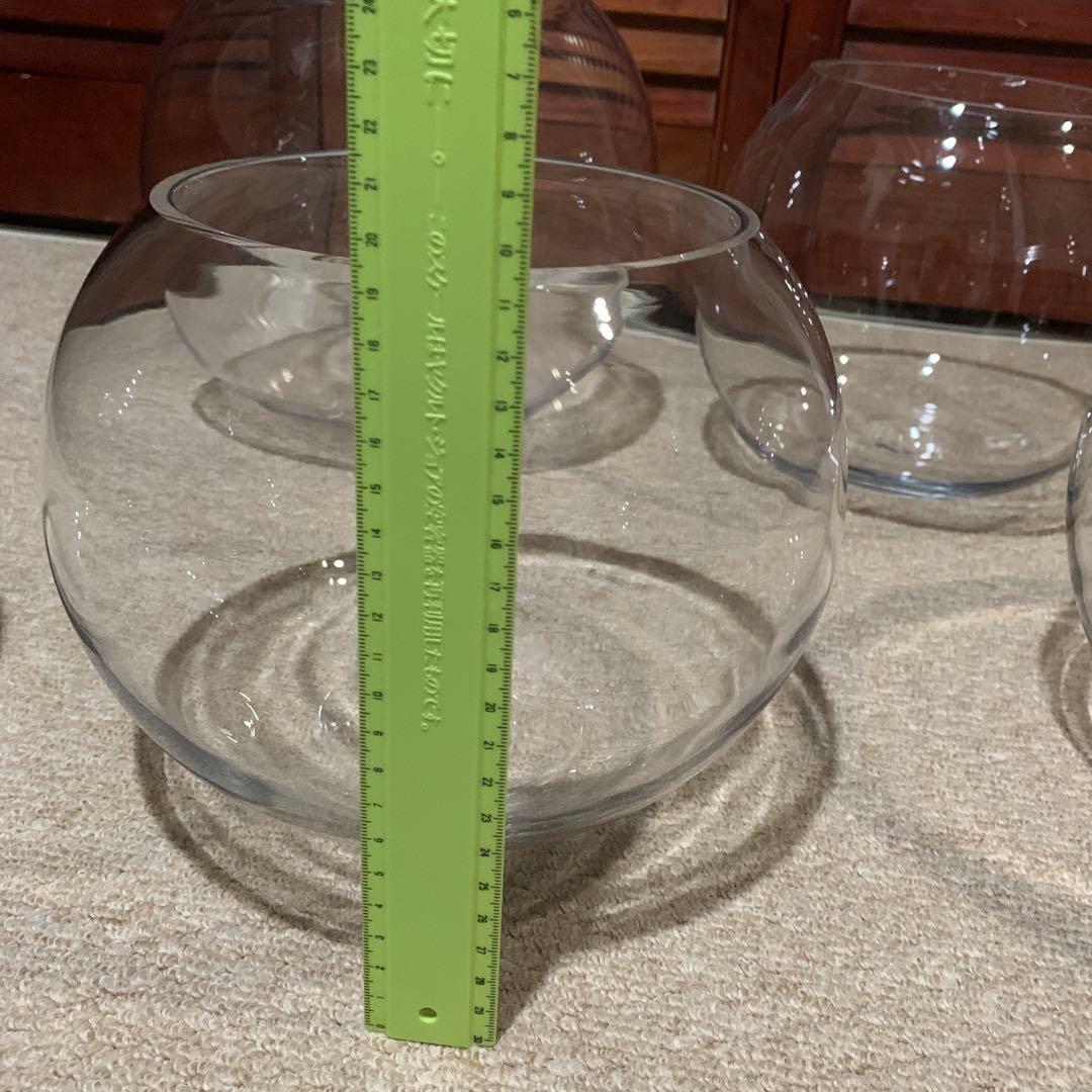 金魚鉢　ボウル　ガラス　テラリウム　アクアリウム　花瓶