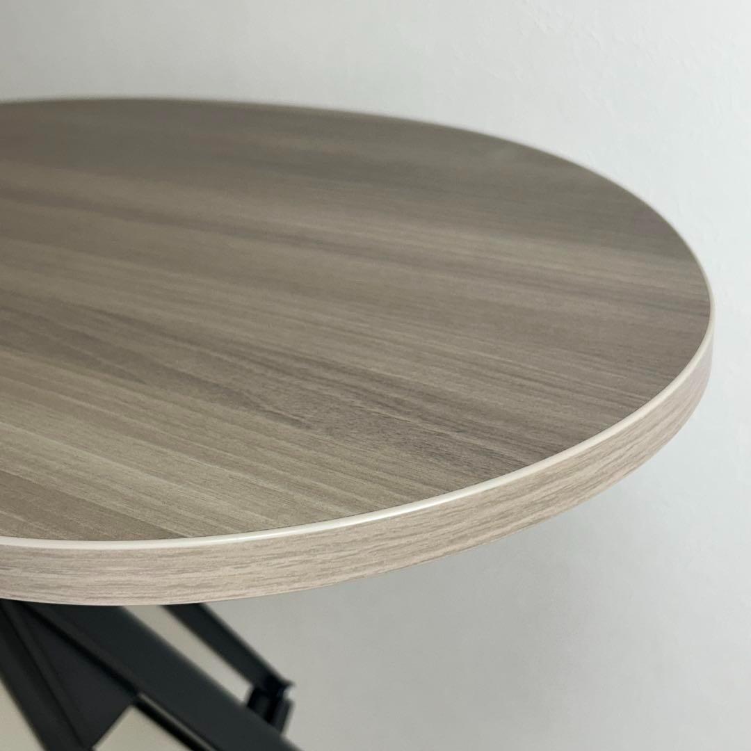 【極美品】オカムラ　昇降テーブル　手動昇降デスク　ライズフィットⅢ　そら豆形