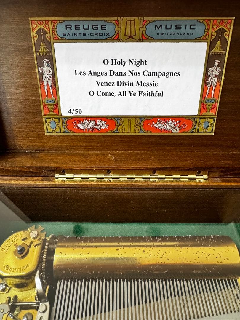 だ*る様 Reuge スイス製 手巻きオルゴール 4/50