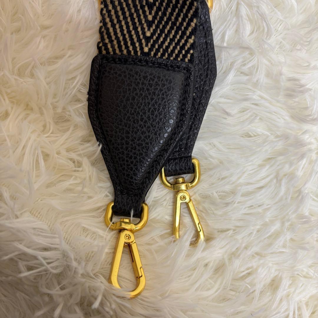 GIANNI CHIARINI レザートートバッグ 黒 2way 太ストラップ付