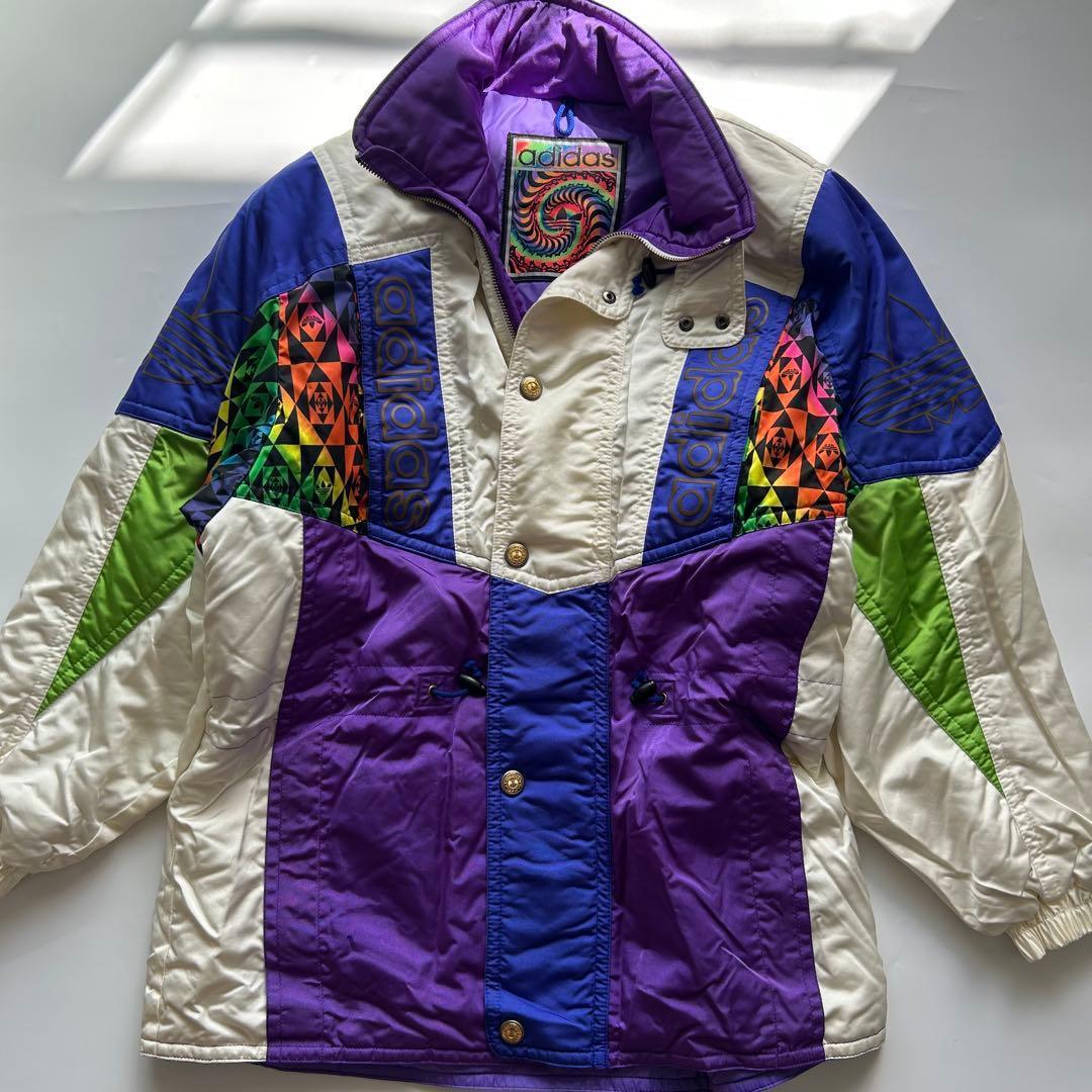 希少　adidas デサント製　スキーウェア　セット　ジャケット　ビブパンツ