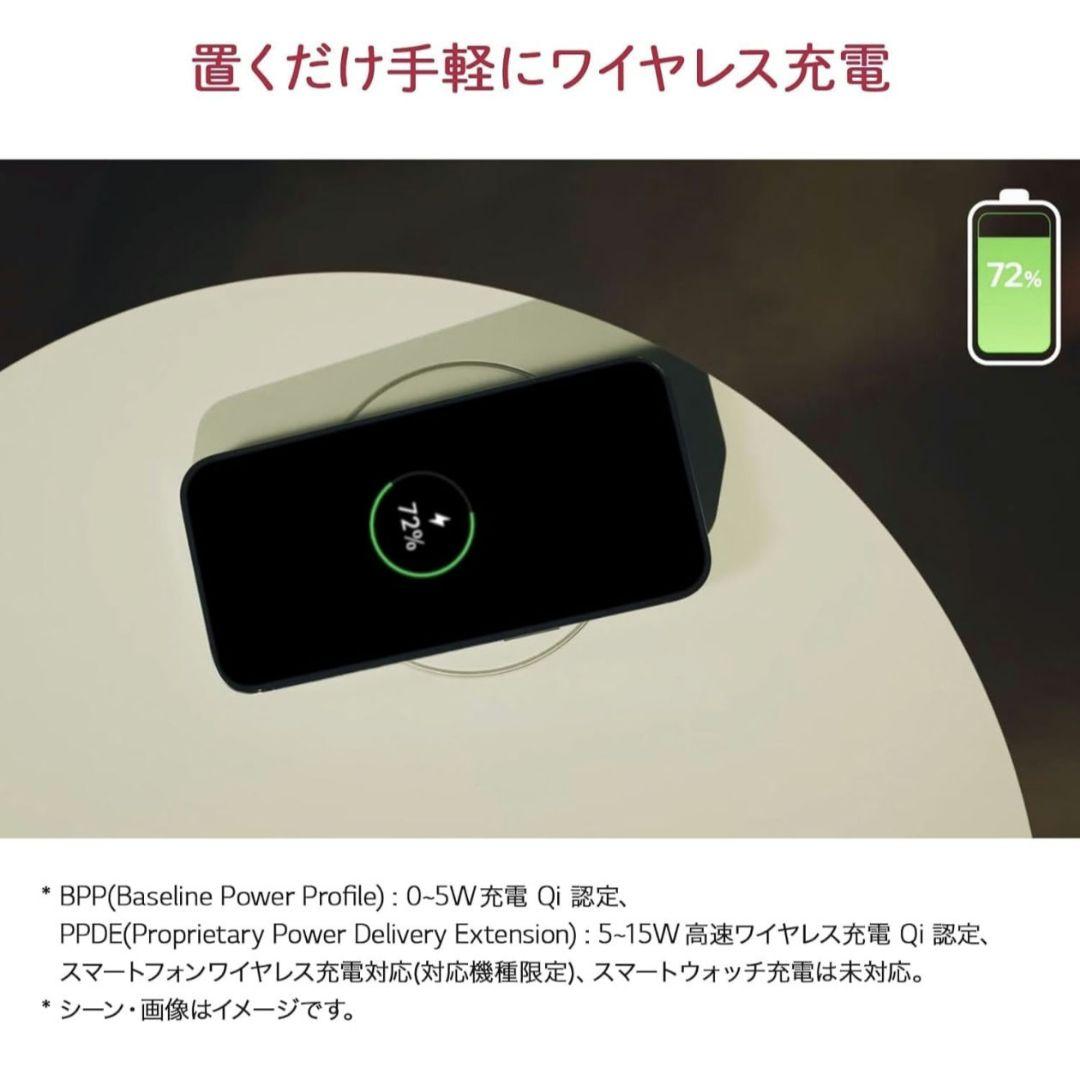 LG サイドテーブル型空気清浄機 AS207PBU0 12畳用 サンドベージュ