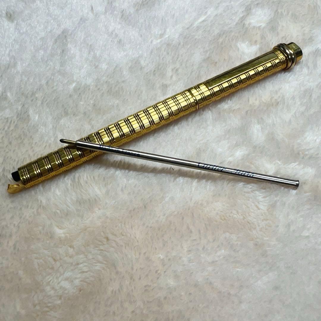 ◆Cartier カルティエ トリニティ ボールペンチェック柄