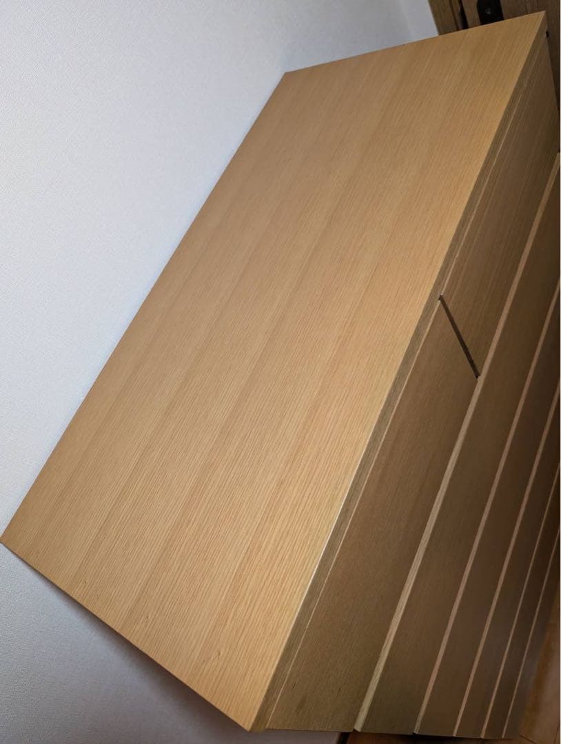 ■送料込■無印良品 6段チェスト オーク材 たんす 棚 衣類収納 脚付