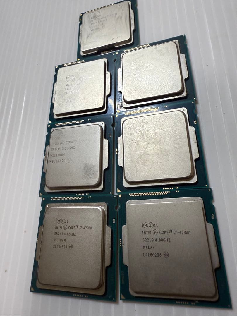 Intel インテル CPU i7 i5 i3 等合計31枚ジャンク品まとめ売り