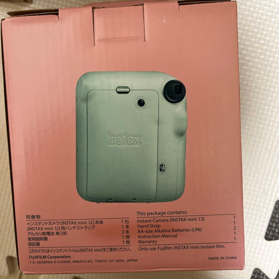 富士フイルムチェキ インスタントカメラ instax mini 12