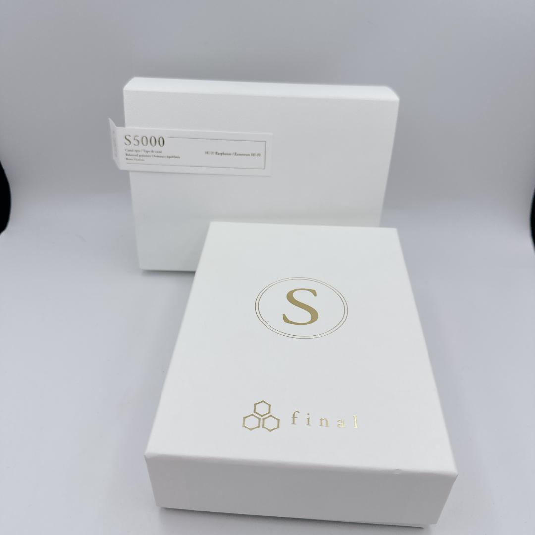 【未使用級】FINAL S5000 有線イヤホン ハイエンドモデル 高級イヤホン