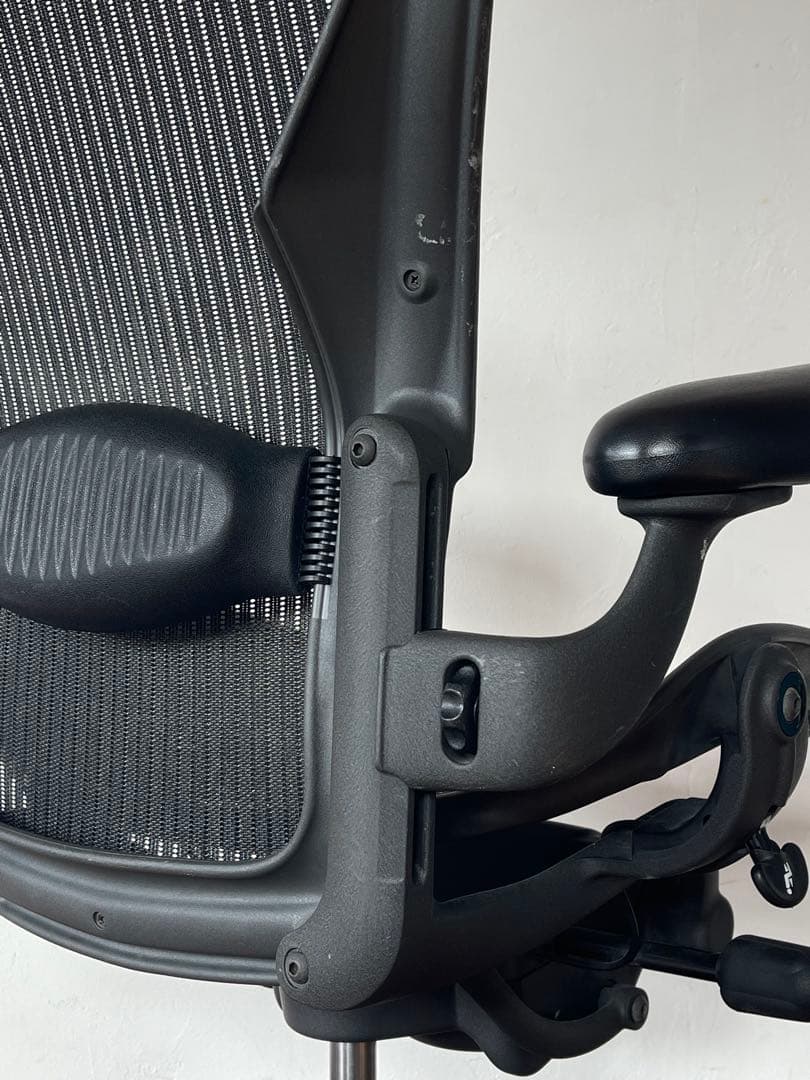 ハーマンミラー アーロンチェア Bサイズ フル装備 ランボーサポート