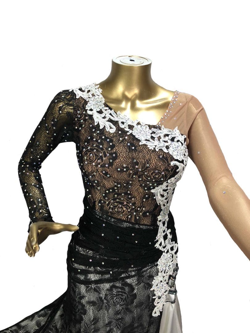 ✨社交ダンス モダン スタンダード ドレス Mサイズ　✨