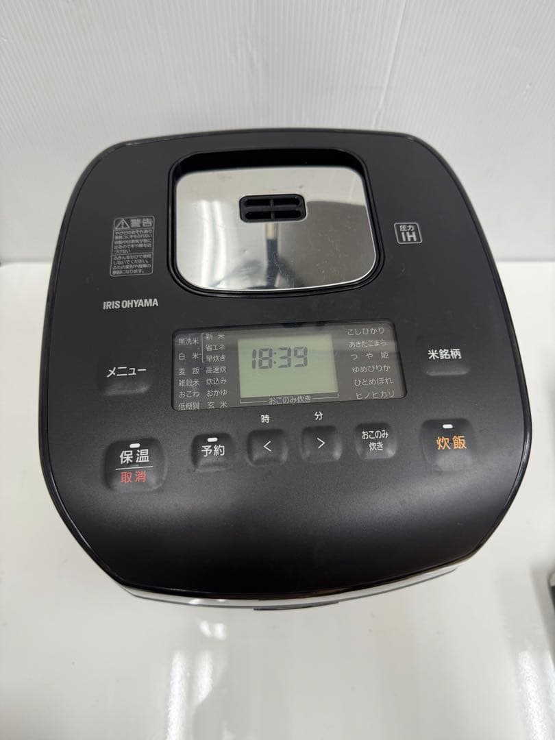 アイリスオーヤマ 圧力IHジャー炊飯器 RC-PD10-B 2024年製
