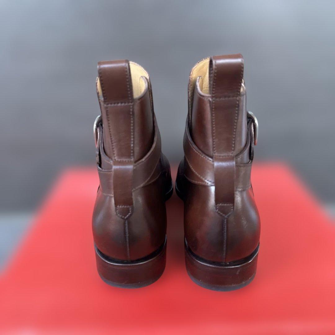 h*d様 CARMINAジョッパーブーツ 865 サイズ7 ダークブラウン