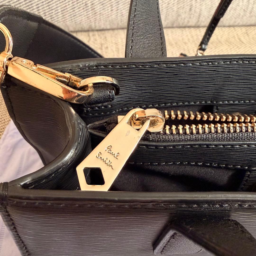 Paul Smith ポールスミス 本革ハンドバッグ ショルダーバッグ 2way