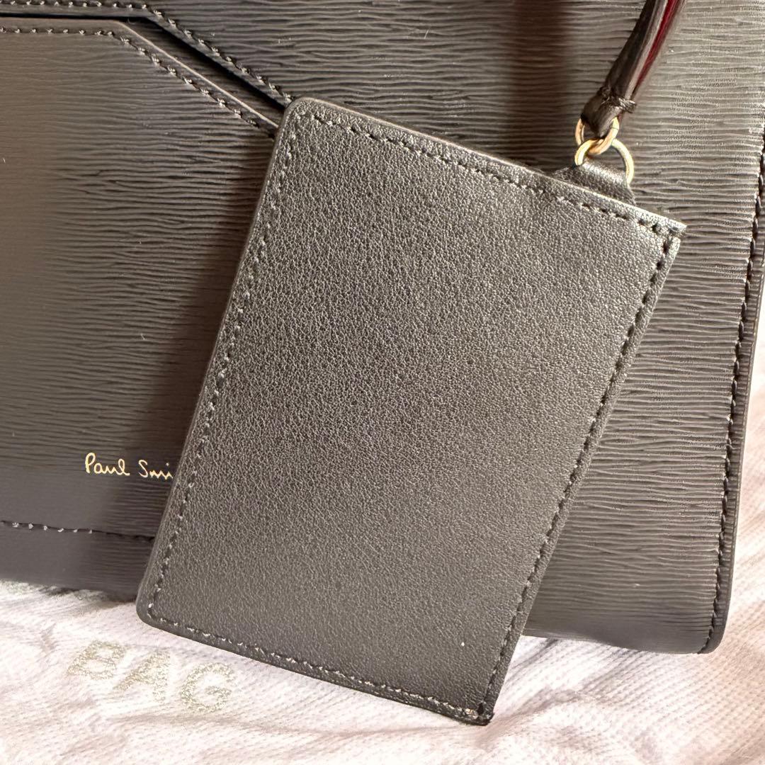 Paul Smith ポールスミス 本革ハンドバッグ ショルダーバッグ 2way
