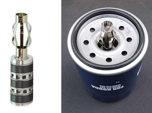 加*雄様 耐性と出力アップに オイルフィルター PECS 3P-N　バイク・自動