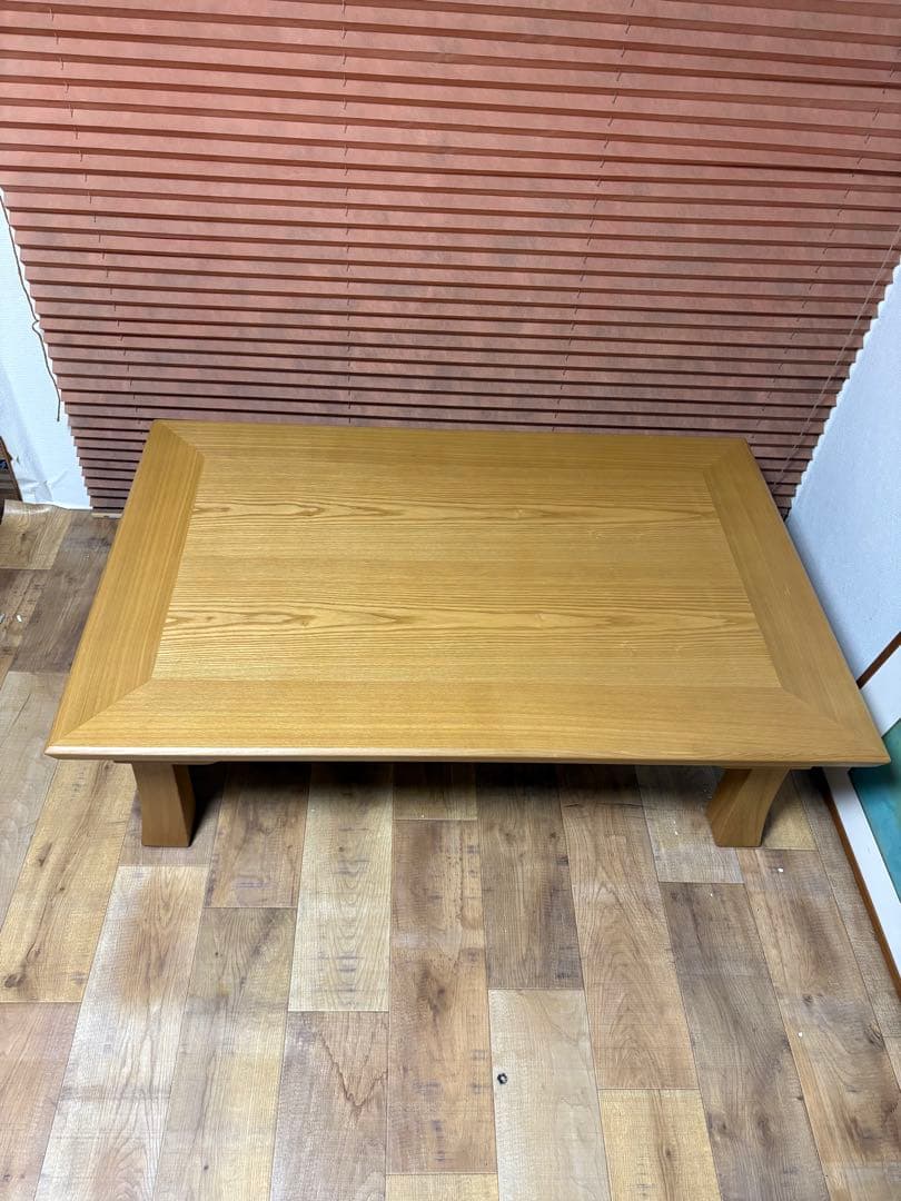 光製作所　折脚座卓　座卓　未使用品　タモ材　折りたたみ