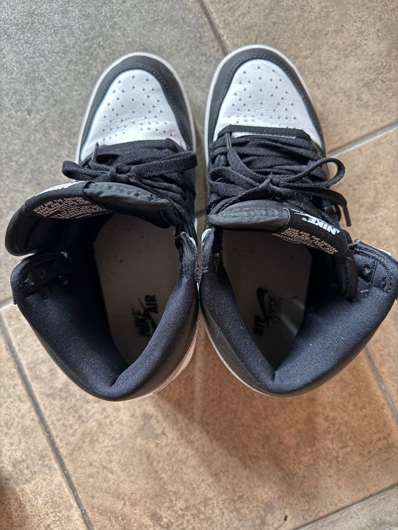 Nike Air Jordan 1 ブラック/ホワイト ハイカットシューズ