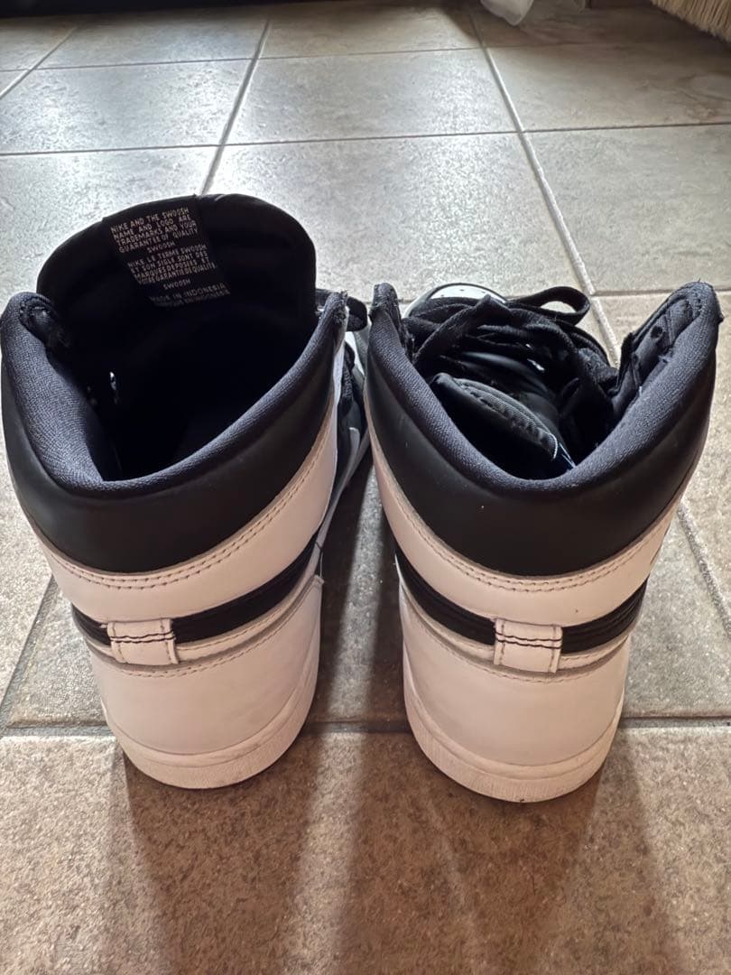 Nike Air Jordan 1 ブラック/ホワイト ハイカットシューズ