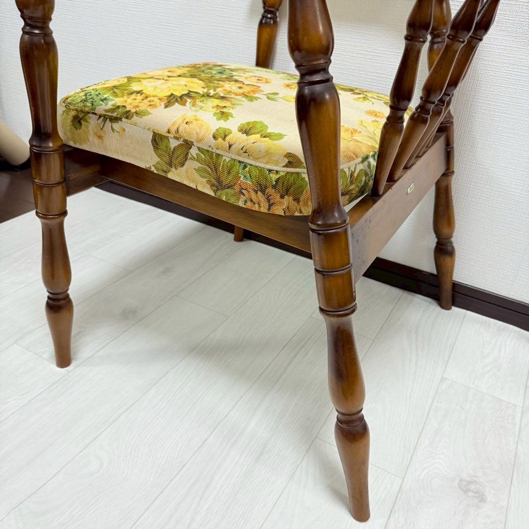 カリモク 椅子 アームチェア オールドカリモク ダイニングチェア