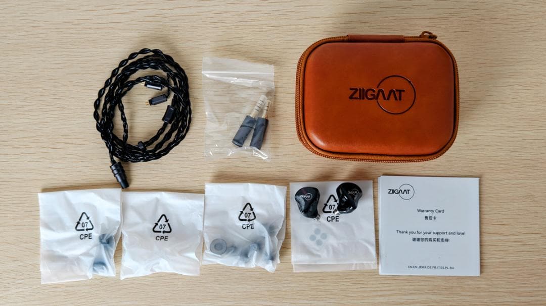 ZiiGaat Crescent 2DD＋2BA イヤホン アイソバリック構造