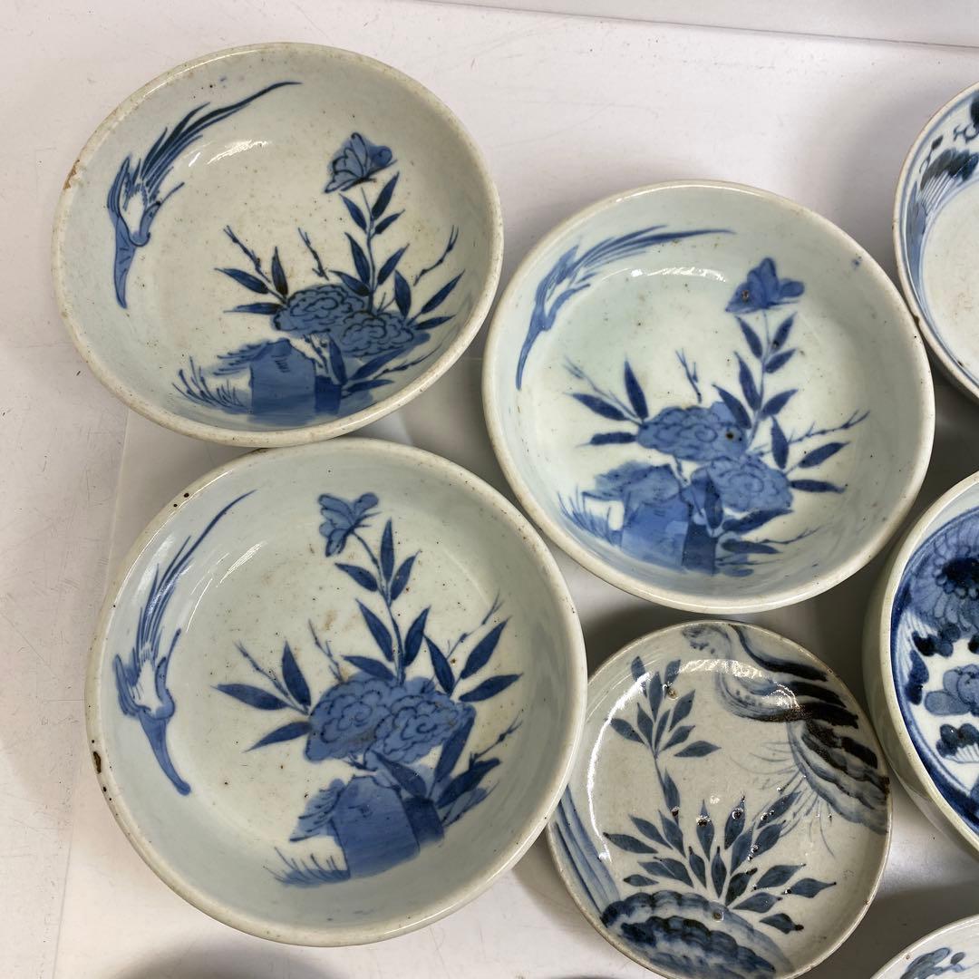 古伊万里　中皿色々　12枚　東さ8-0213③