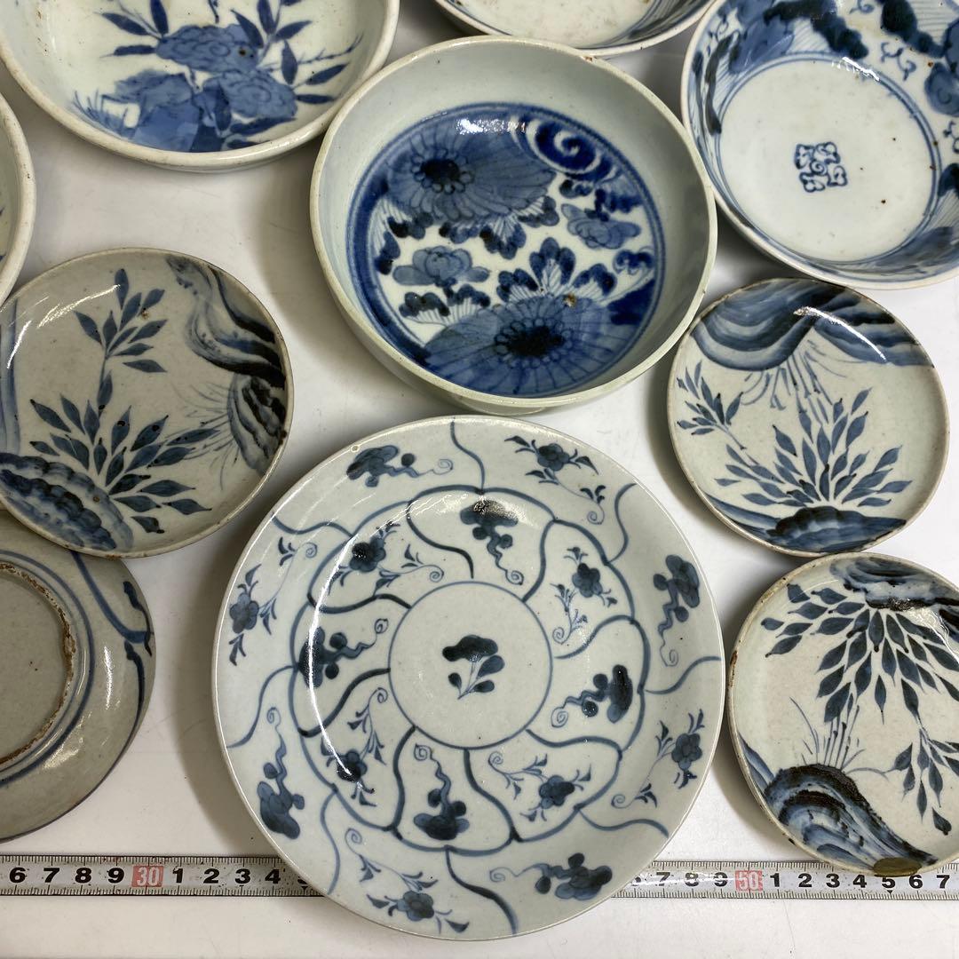 古伊万里　中皿色々　12枚　東さ8-0213③