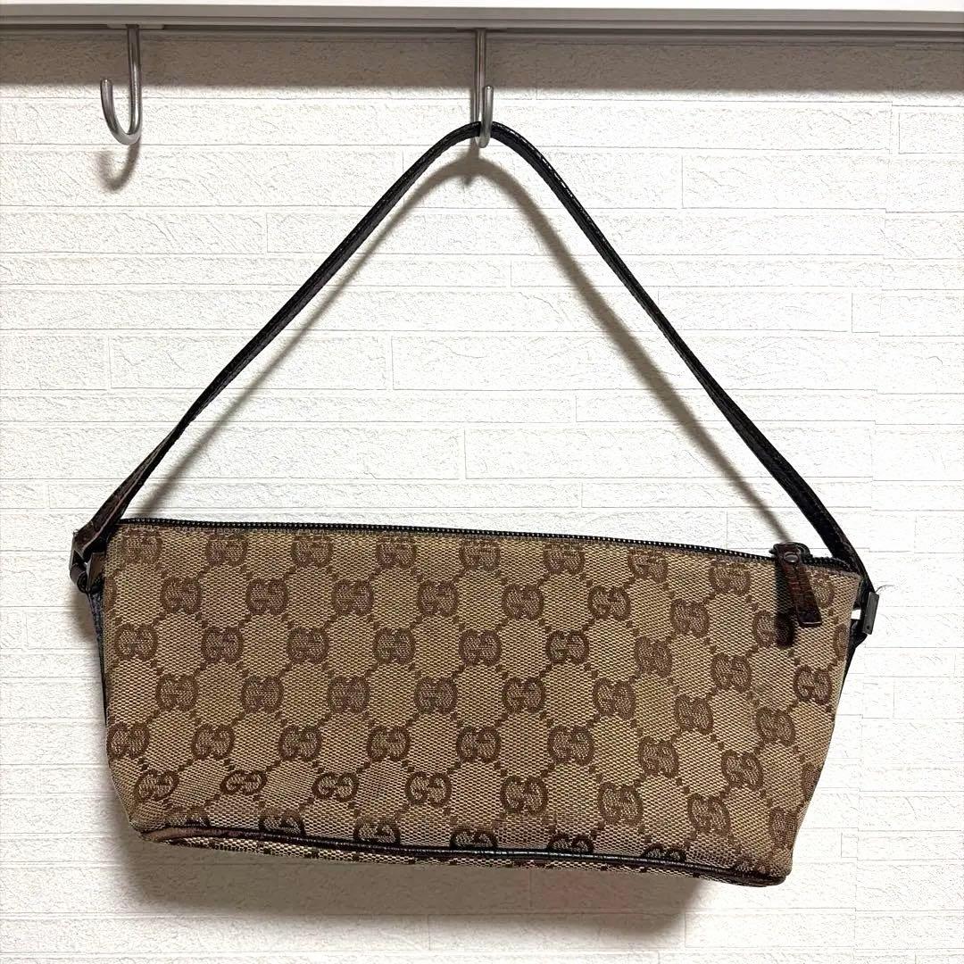 GUCCI GGキャンバス ハンドバッグ