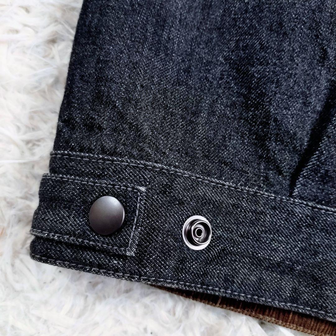 【レア高】WEST RIDE LEATHER CO　バイカーベスト　デニム　黒