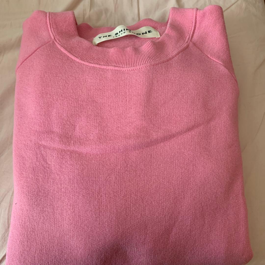 THE SHINZONE ピンク スウェットシャツ
