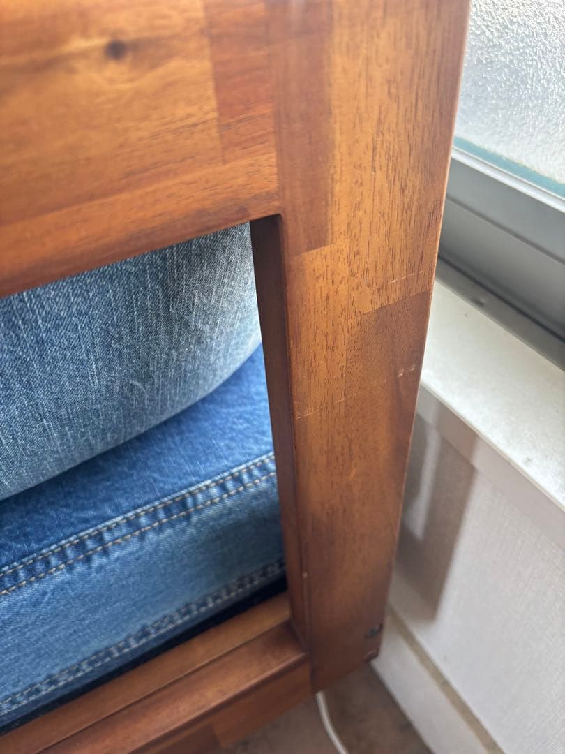 SWELLA(スウェラ)　ベンチバックレスト W1200 デニム 2人掛けソファ