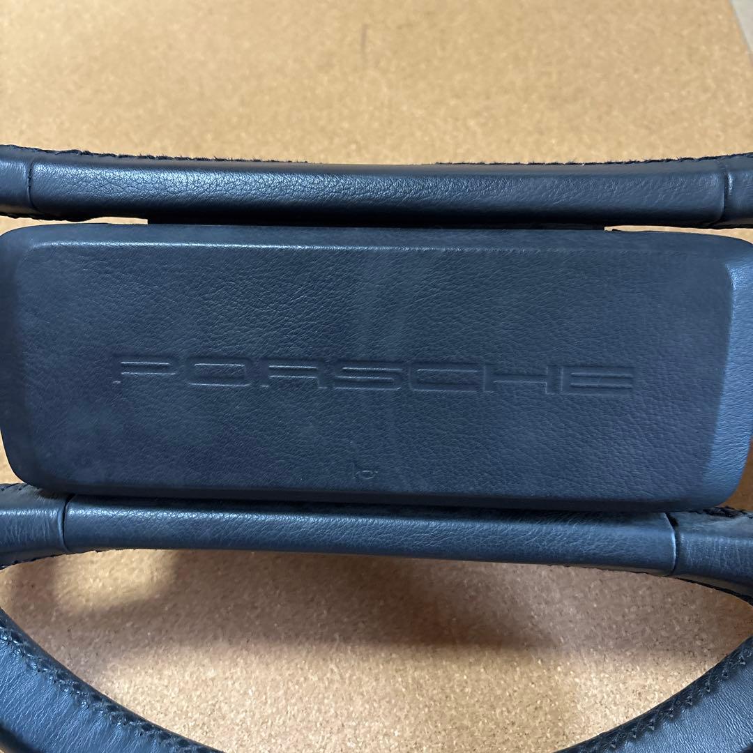 ポルシェ 90年　964 純正ステアリングホイール 黒