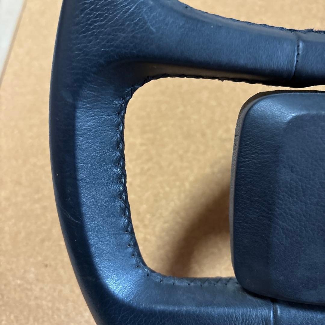 ポルシェ 90年　964 純正ステアリングホイール 黒