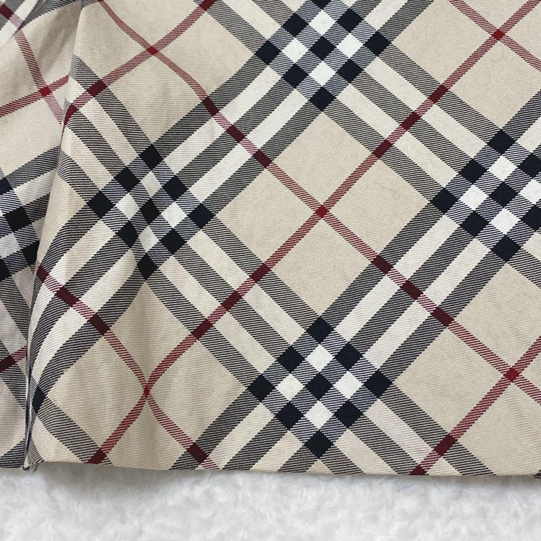 希少バーバリーブルーレーベル　ワンピース　ノバチェック ベージュ　36