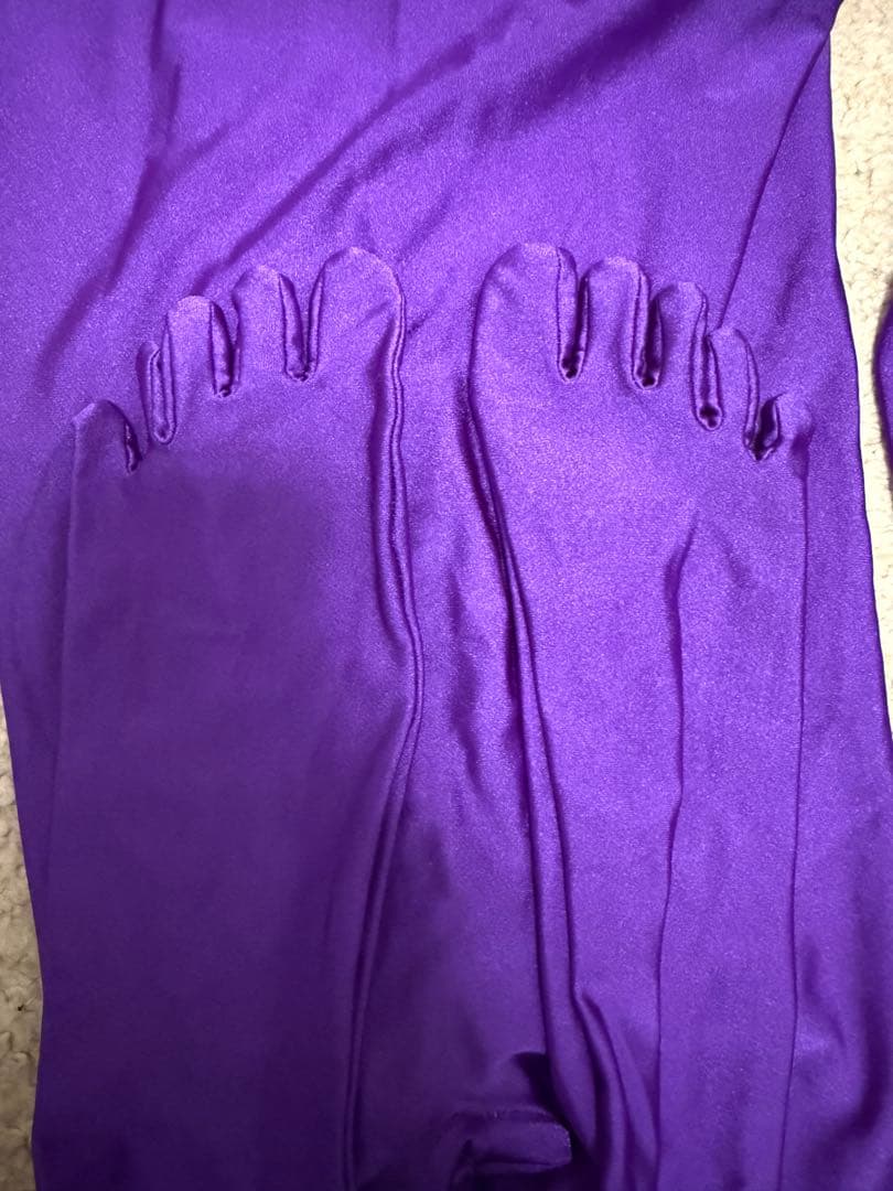 アートソン製　女性サイズ・パープル全身タイツ　ZENTAI、コスプレ、戦隊