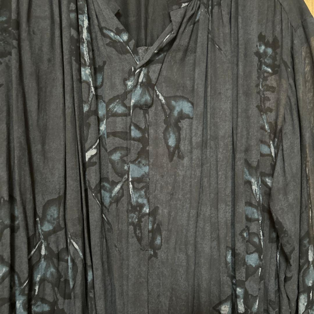 ⭐️pas de calais ⭐️キュプラコットンボイルプリントブラウス