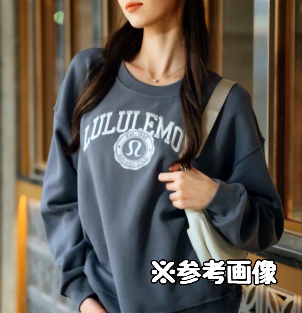 ❤️専用❤️新品☆限定 ルルレモン クルー グラフィック トレーナー スウェット 黒