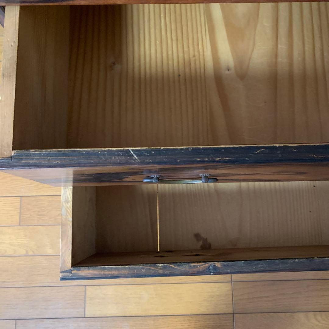 アンティーク家具 レトロ 重ね3段 箪笥 和たんす 収納箪笥