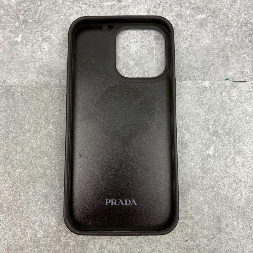箱付き プラダ iPhone13PRO スマホケース ハードカバー 三角ロゴ 青