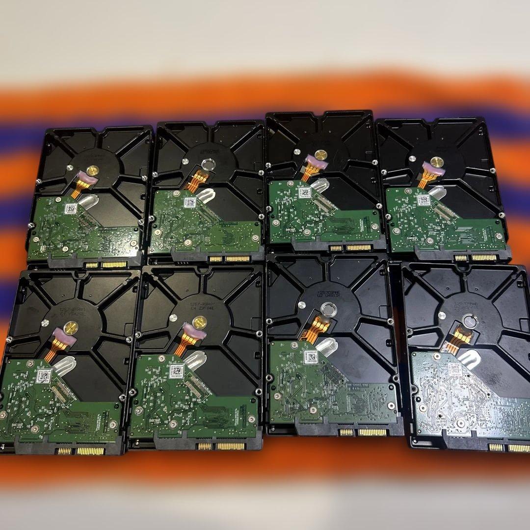 WD 3.0TB 内蔵型ハードディスクドライブ 8台セット