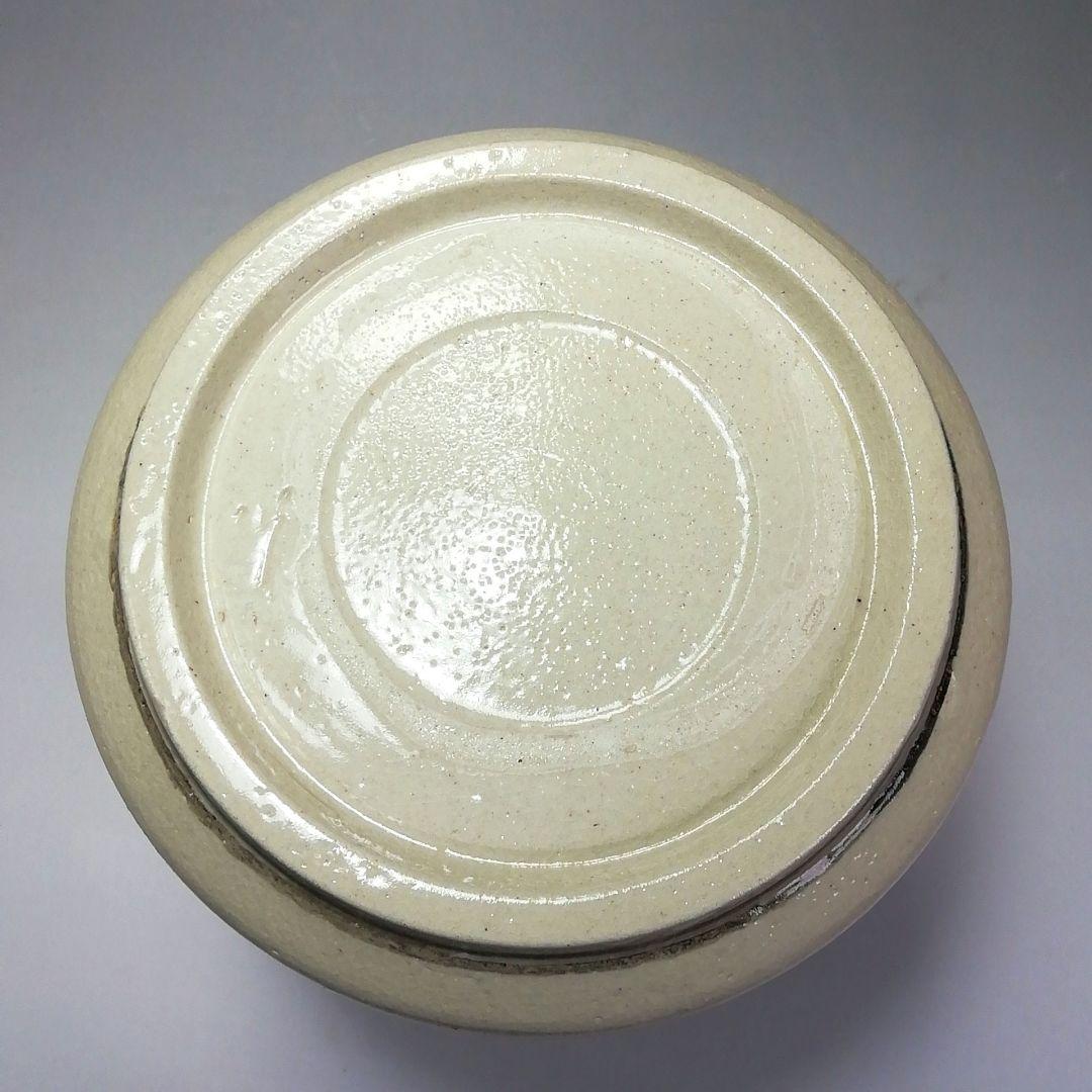 Ｓ６４３　水指　『織部』『山十窯　加藤光右衛門』　共箱　茶道具