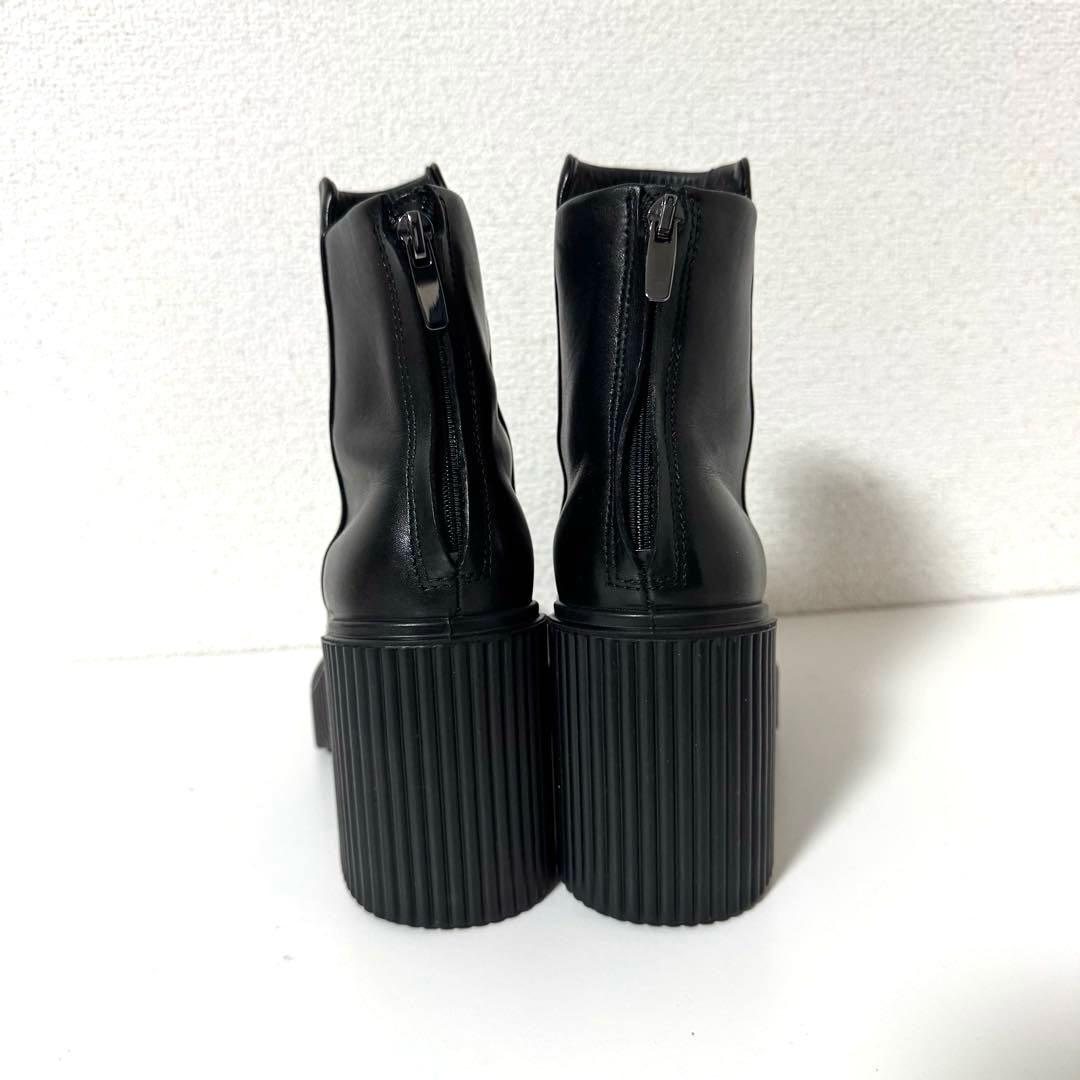 ECOO エコー ブーツ FLUTED HEEL BACK ZIP BOOT