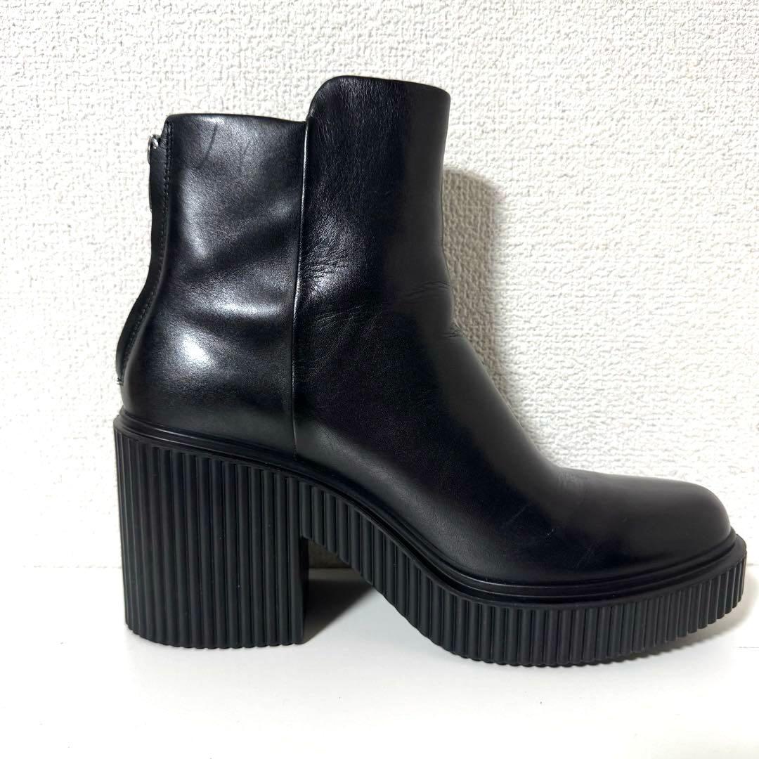 ECOO エコー ブーツ FLUTED HEEL BACK ZIP BOOT
