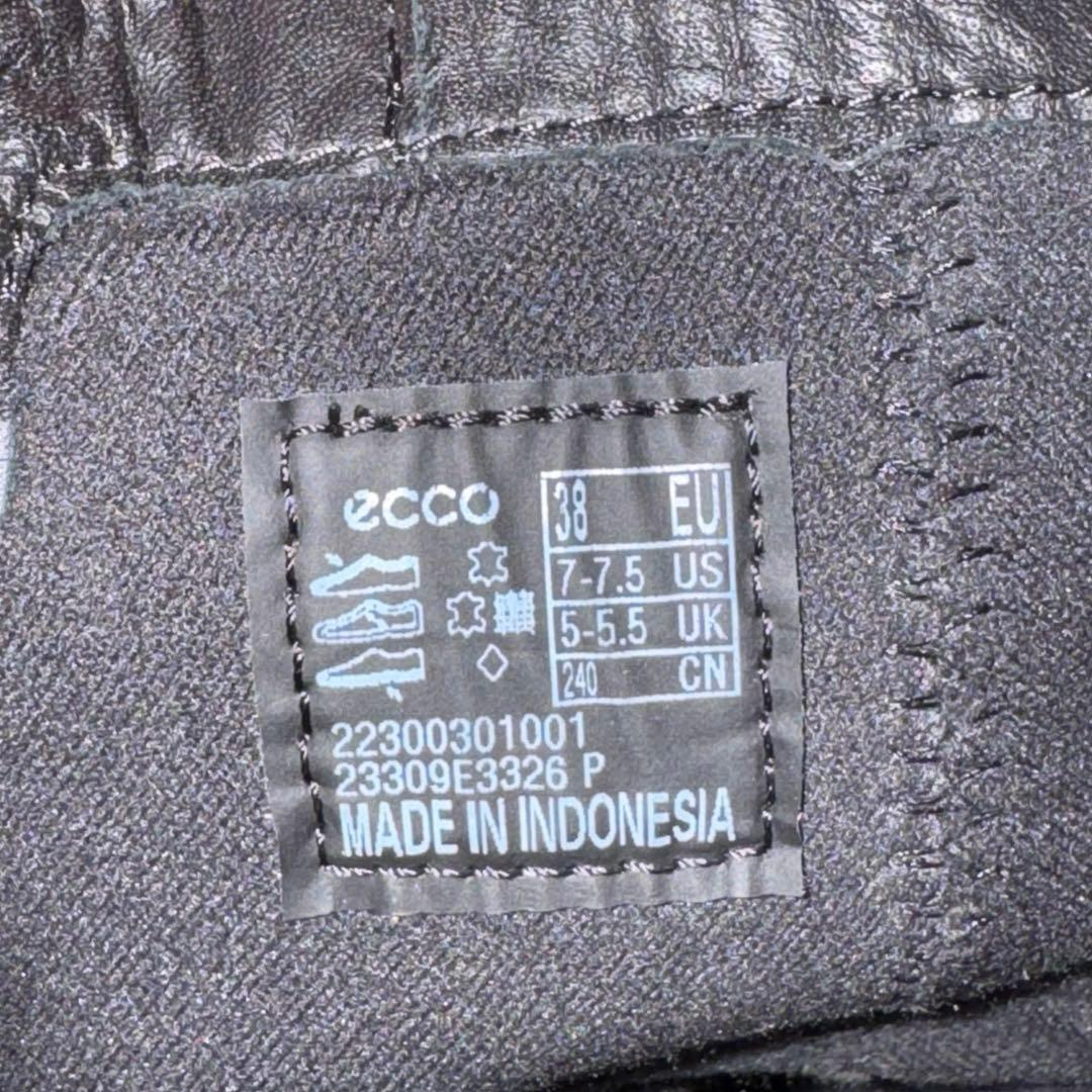 ECOO エコー ブーツ FLUTED HEEL BACK ZIP BOOT