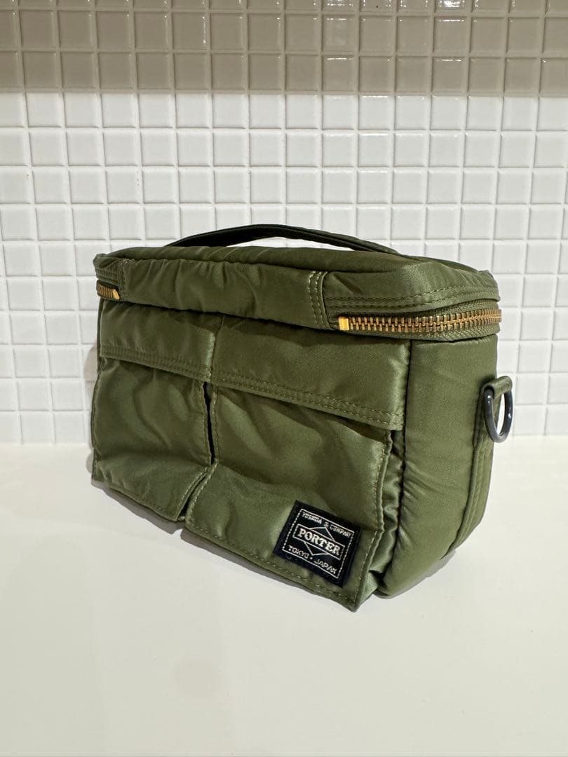 【激レア】超美品 廃盤 ポーター タンカー カメラバッグ S セージグリーン